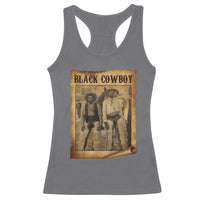 Black Cowboys Racerback Tank Top Vintage African American Western Black History - Wonder Print Shop