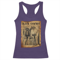 Black Cowboys Racerback Tank Top Vintage African American Western Black History - Wonder Print Shop