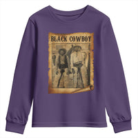 Black Cowboys Youth Sweatshirt Vintage African American Western Black History - Wonder Print Shop