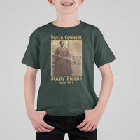 Mary Fields Black Cowgirl T Shirt For Kid Vintage African American Western Black History - Wonder Print Shop