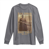 Mary Fields Black Cowgirl Long Sleeve Shirt Vintage African American Western Black History - Wonder Print Shop