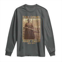 Mary Fields Black Cowgirl Long Sleeve Shirt Vintage African American Western Black History - Wonder Print Shop