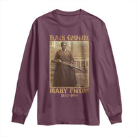 Mary Fields Black Cowgirl Long Sleeve Shirt Vintage African American Western Black History - Wonder Print Shop