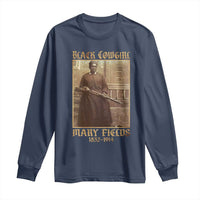 Mary Fields Black Cowgirl Long Sleeve Shirt Vintage African American Western Black History - Wonder Print Shop