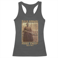 Mary Fields Black Cowgirl Racerback Tank Top Vintage African American Western Black History - Wonder Print Shop