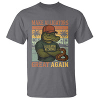 Retro Alligator Alcatraz T Shirt Funny Florida Everglades Dark Humor