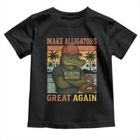 Retro Alligator Alcatraz Toddler T Shirt Funny Florida Everglades Dark Humor