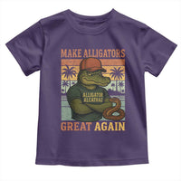 Retro Alligator Alcatraz Toddler T Shirt Funny Florida Everglades Dark Humor