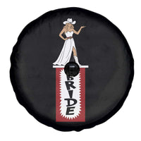 Bride Cowgirl Spare Tire Cover Western Rodeo Bachelorette Party Wedding - Wonder Print Shop