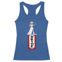 Bride Cowgirl Racerback Tank Top Western Rodeo Bachelorette Party Wedding - Wonder Print Shop