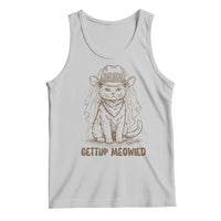 Cowgirl Bride Cat Tank Top Vintage Cow Cat Rodeo Bachelorette
