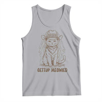 Cowgirl Bride Cat Tank Top Vintage Cow Cat Rodeo Bachelorette