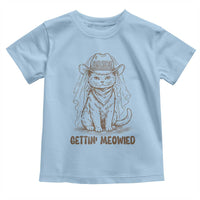 Cowgirl Bride Cat Toddler T Shirt Vintage Cow Cat Rodeo Bachelorette