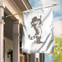 Vintage Cowboy Cat Garden Flag Retro 90s Western Country Rodeo Kitten Cowgirl - Wonder Print Shop