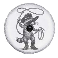 Vintage Raccoon Cowboy Spare Tire Cover Cowgirl Trash Panda Western Country Meme - Wonder Print Shop