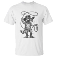 Vintage Raccoon Cowboy T Shirt Cowgirl Trash Panda Western Country Meme - Wonder Print Shop