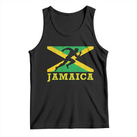 Jamaican Flag Track And Field Tank Top Retro Vintage Jamaica Runner Track Team - Wonder Print Shop