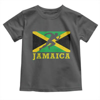 Jamaican Flag Track And Field Toddler T Shirt Retro Vintage Jamaica Runner Track Team - Wonder Print Shop