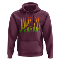 Jamaica Track And Field Hoodie Retro Vintage Sport Jamaican Flag - Wonder Print Shop