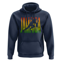 Jamaica Track And Field Hoodie Retro Vintage Sport Jamaican Flag - Wonder Print Shop