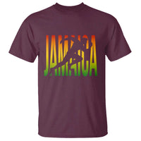 Jamaica Track And Field T Shirt Retro Vintage Sport Jamaican Flag - Wonder Print Shop
