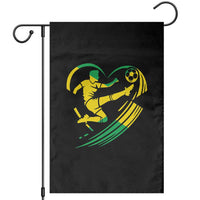 Jamaica Soccer Garden Flag Jamaican Flag Reggae Football Caribbean Pride - Wonder Print Shop