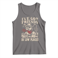 Funny Dachshund Cowboy Tank Top Ive Got Friends In Low Places - Wonder Print Shop