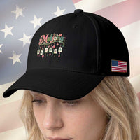 Funny Mahjong Lovers Baseball Cap Funny Mahjong Lovers Chinese Game Floral Vintage Aesthetic Graphic