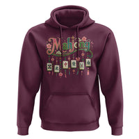 Funny Mahjong Lovers Hoodie Funny Mahjong Lovers Chinese Game Floral Vintage Aesthetic Graphic