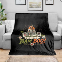 Halloween Ghost Playing Mahjong Spooky Boo Funny Costume Throw Blanket Mahjong Lover Gift