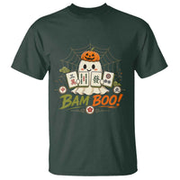 Halloween Ghost Playing Mahjong Spooky Boo Funny Costume T Shirt Mahjong Lover Gift