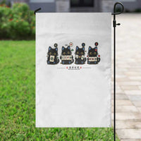 Black Cat Mahjong Lover Cute Graphic Garden Flag