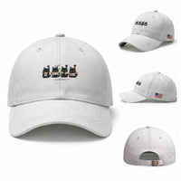 Black Cat Mahjong Lover Cute Graphic Baseball Cap
