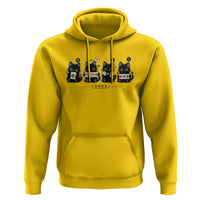 Black Cat Mahjong Lover Cute Graphic Hoodie