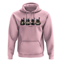 Black Cat Mahjong Lover Cute Graphic Hoodie