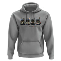 Black Cat Mahjong Lover Cute Graphic Hoodie