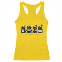 Black Cat Mahjong Lover Cute Graphic Racerback Tank Top