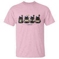 Black Cat Mahjong Lover Cute Graphic T Shirt