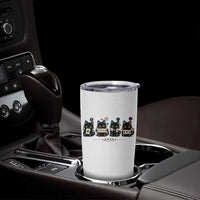 Black Cat Mahjong Lover Cute Graphic Tumbler Cup