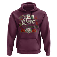Mahjong Lovers Hoodie Queen Of Tiles Game Night Graphic
