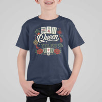 Mahjong Lovers T Shirt For Kid Queen Of Tiles Game Night Graphic