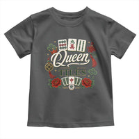 Mahjong Lovers Toddler T Shirt Queen Of Tiles Game Night Graphic