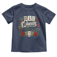 Mahjong Lovers Toddler T Shirt Queen Of Tiles Game Night Graphic