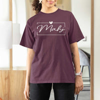 Mahjong Lovers T Shirt For Women Mah Jongg Game Night Graphic