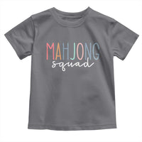 Mahjong Lovers Mahj Squad Toddler T Shirt Boho Pastel Cute Game Night Graphic