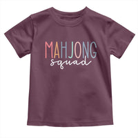 Mahjong Lovers Mahj Squad Toddler T Shirt Boho Pastel Cute Game Night Graphic