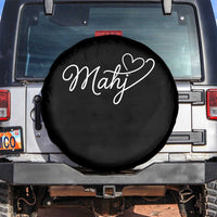 Mahjong Lovers Spare Tire Cover Funny Mah Jongg Heart Game Night Graphic