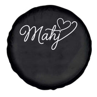 Mahjong Lovers Spare Tire Cover Funny Mah Jongg Heart Game Night Graphic