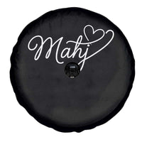 Mahjong Lovers Spare Tire Cover Funny Mah Jongg Heart Game Night Graphic