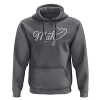 Mahjong Lovers Hoodie Funny Mah Jongg Heart Game Night Graphic